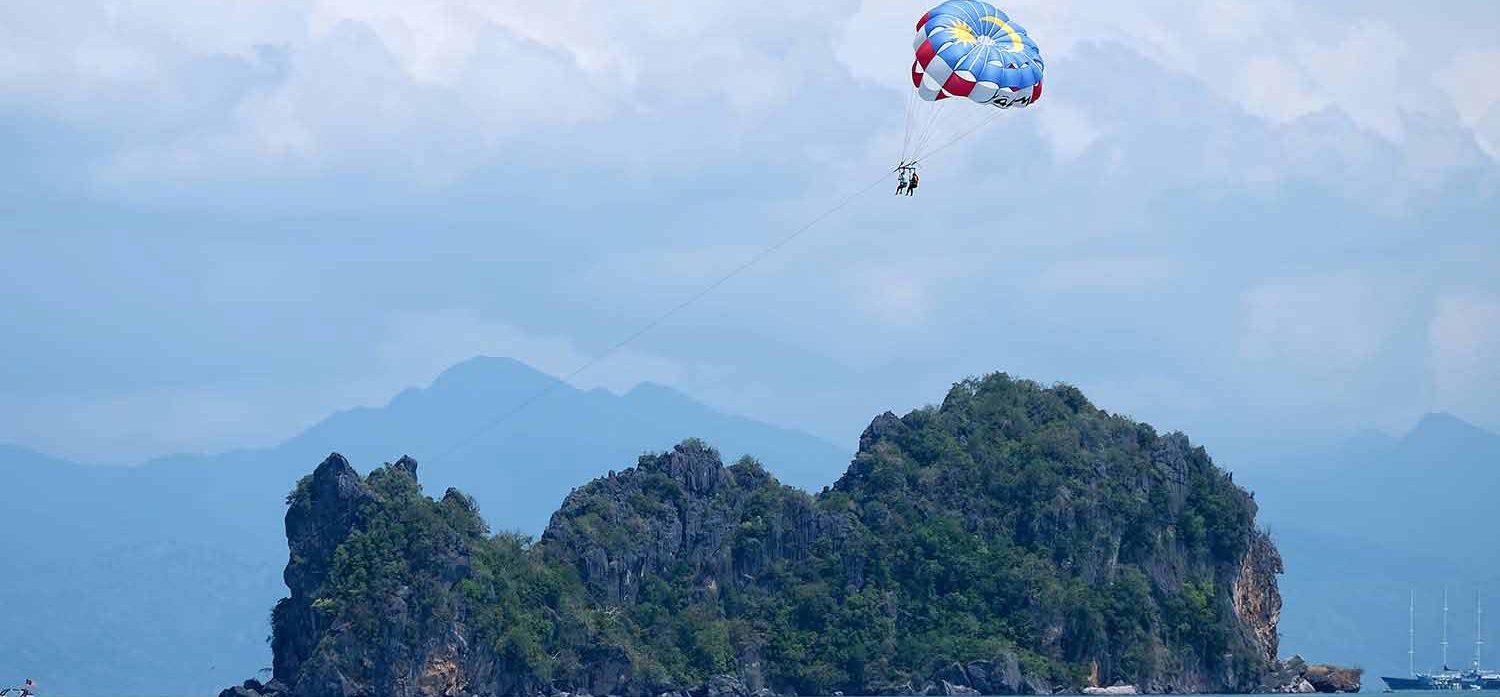 parasailing