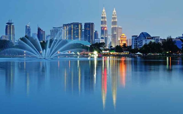 Water Fountain at KLCC